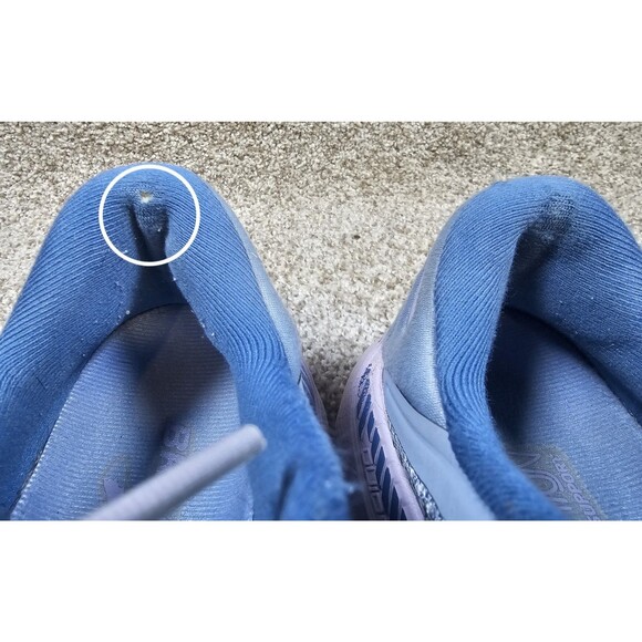 Brooks Ladies 9B Adrenaline GTS 22 Blue Purple/Lilac Running Shoes Gym Sneakers - Picture 13 of 16